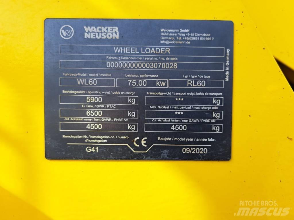 Wacker Neuson WL60 Pyöräkuormaajat