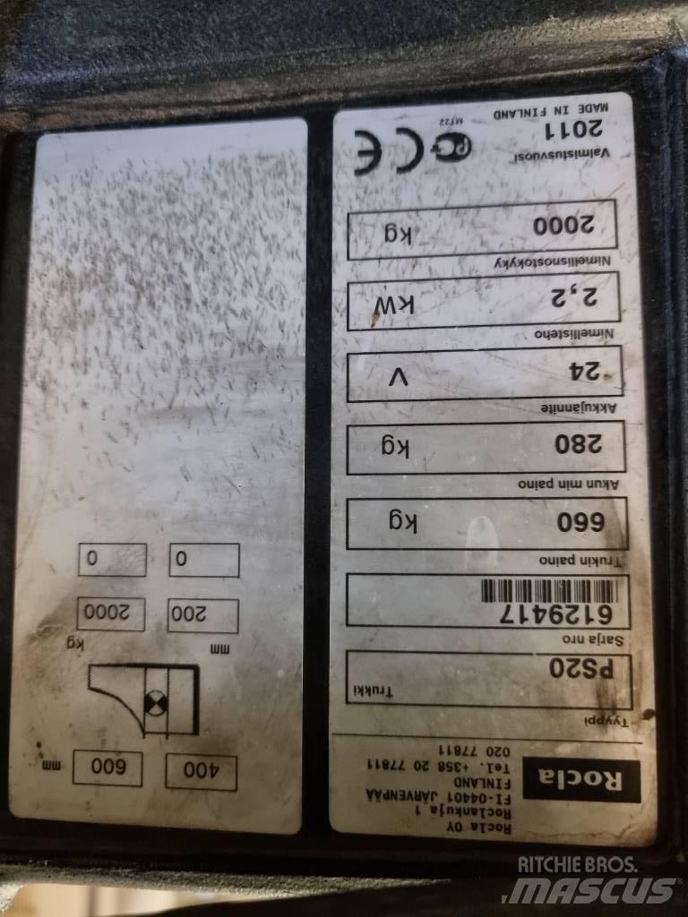 Rocla PS 20 Matalakeräilytrukit
