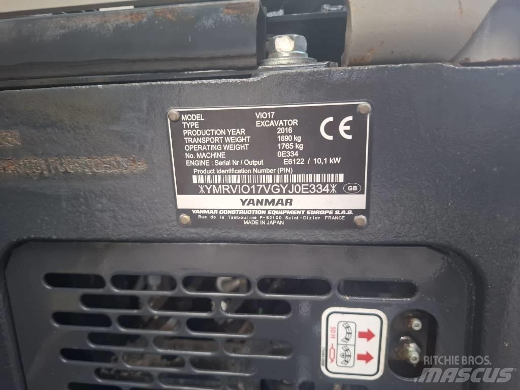 Yanmar Vio 17 Minikaivukoneet < 7t