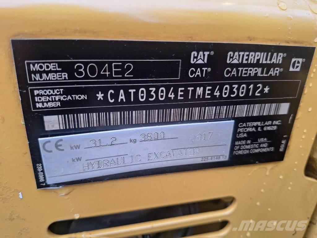 CAT 304 E CR Minikaivukoneet < 7t