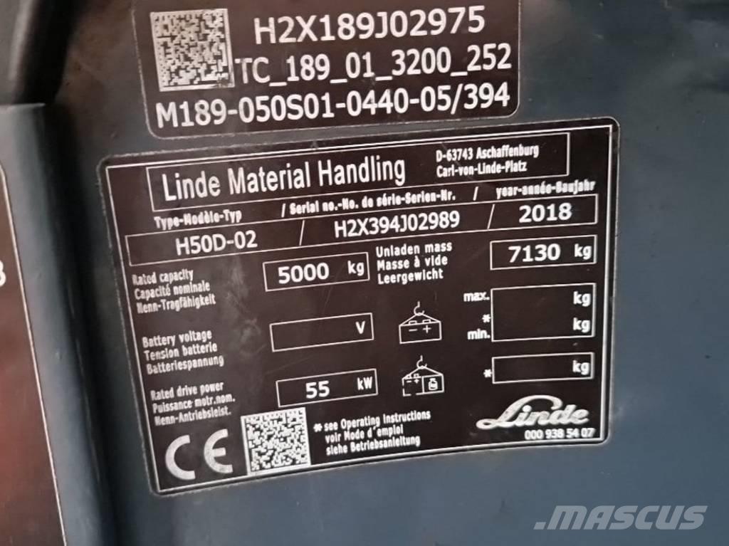 Linde H50D-02 Dieseltrukit