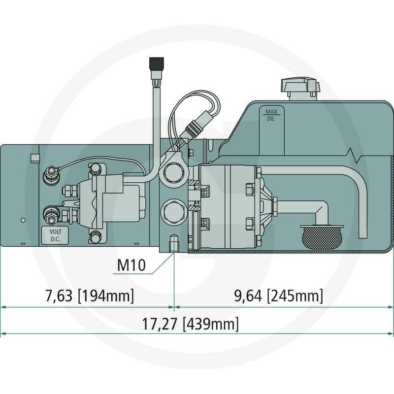  Hydraulaggregat 24V Hydrauliikka