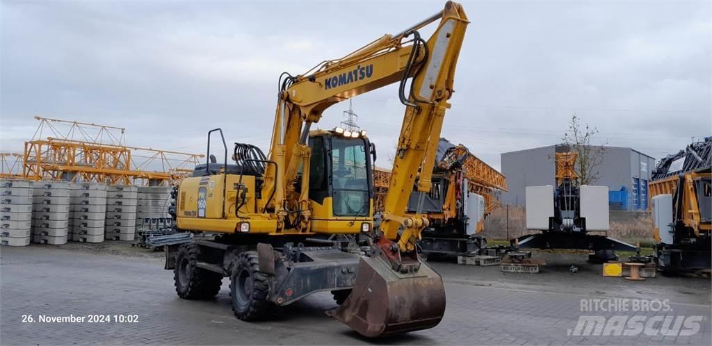 Komatsu PW160-7E0 Pyöräkaivukoneet