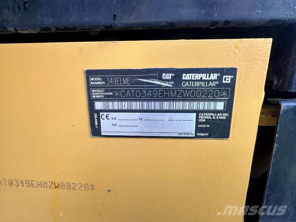 CAT 349 E Telakaivukoneet