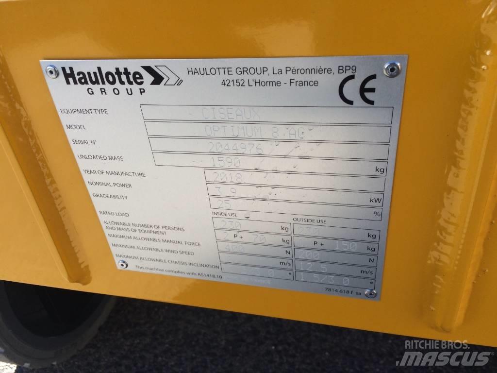 Haulotte Optimum  8 Saksilavat