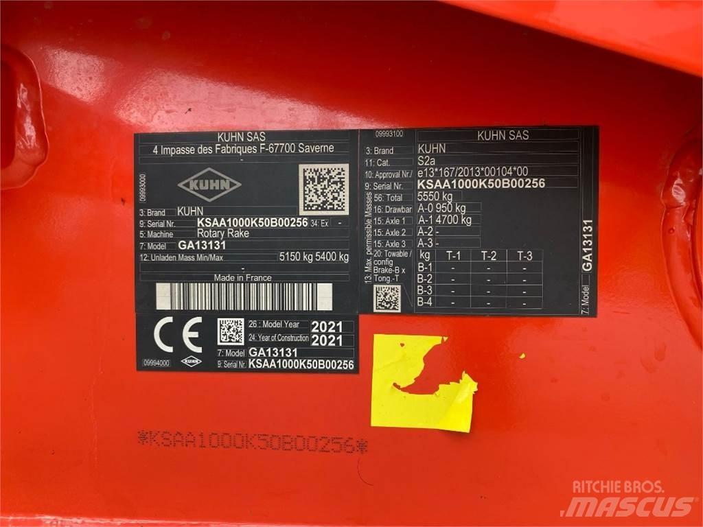Kuhn GA13131 Swather-niittokoneet