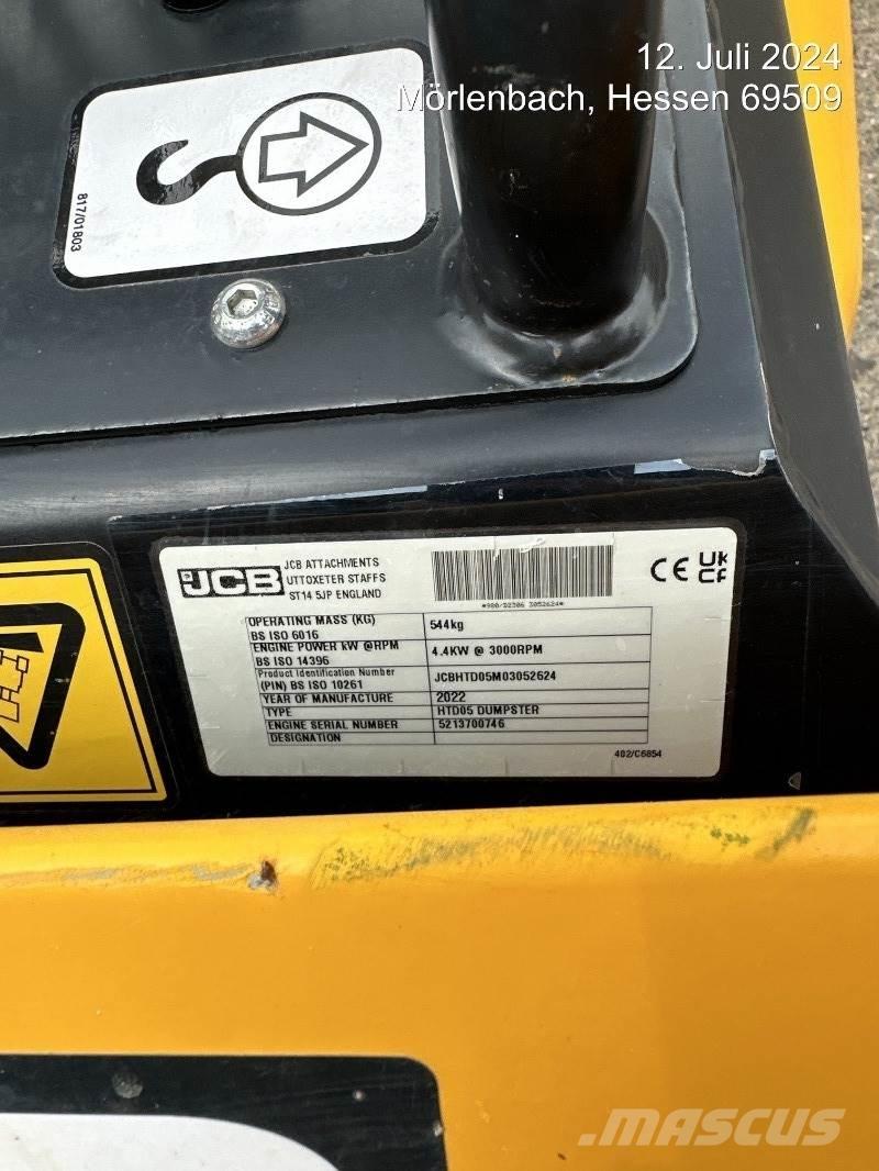 JCB HTD5 Minidumpperit