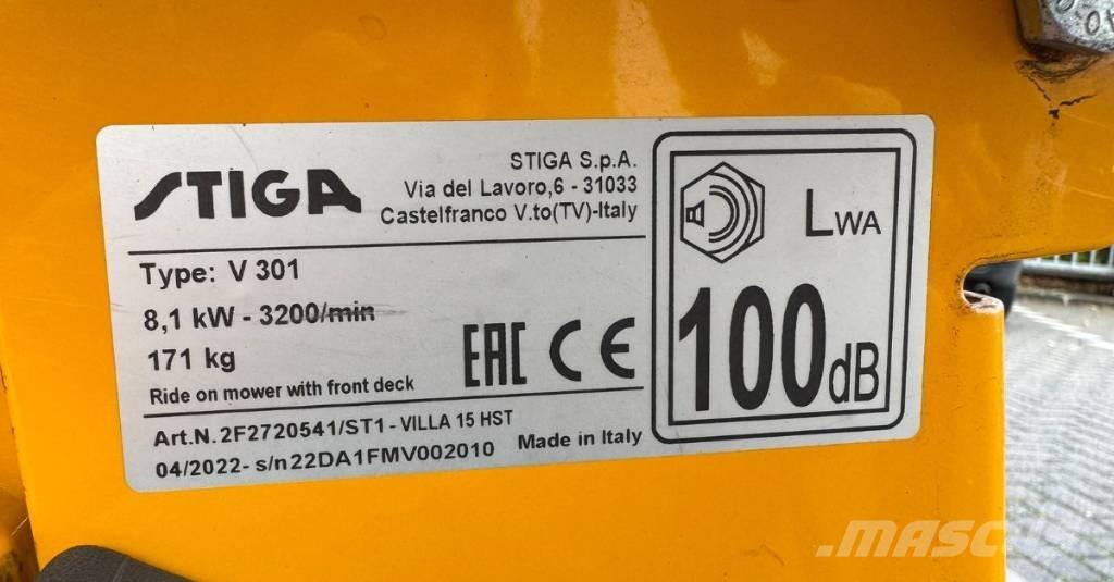 Stiga Villa Päältäajettavat ruohonleikkurit