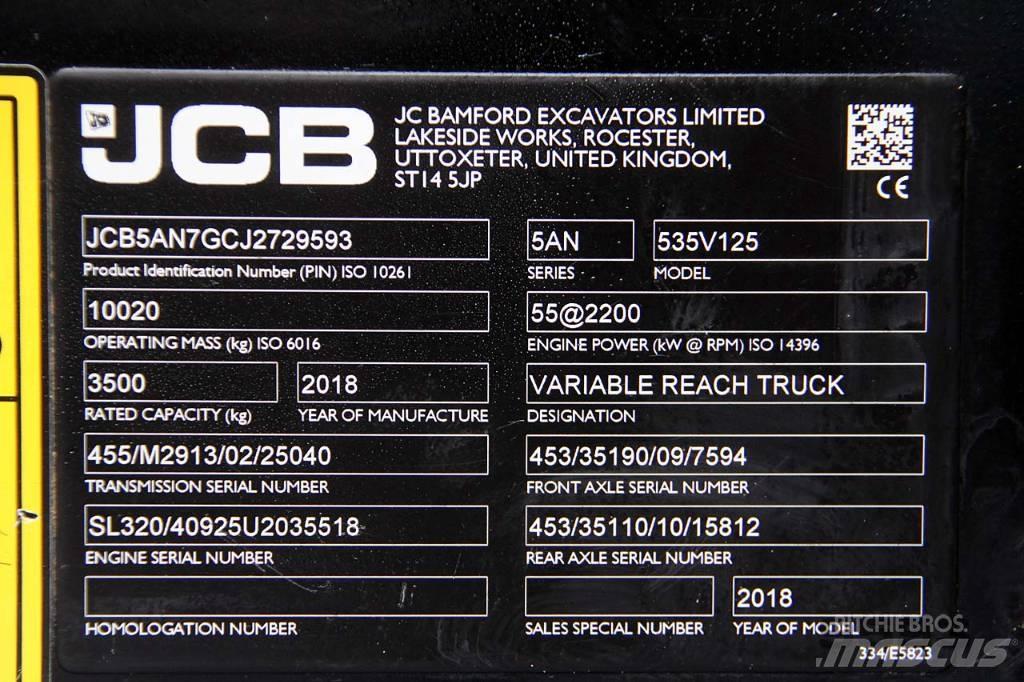 JCB 535-125 Kurottajat