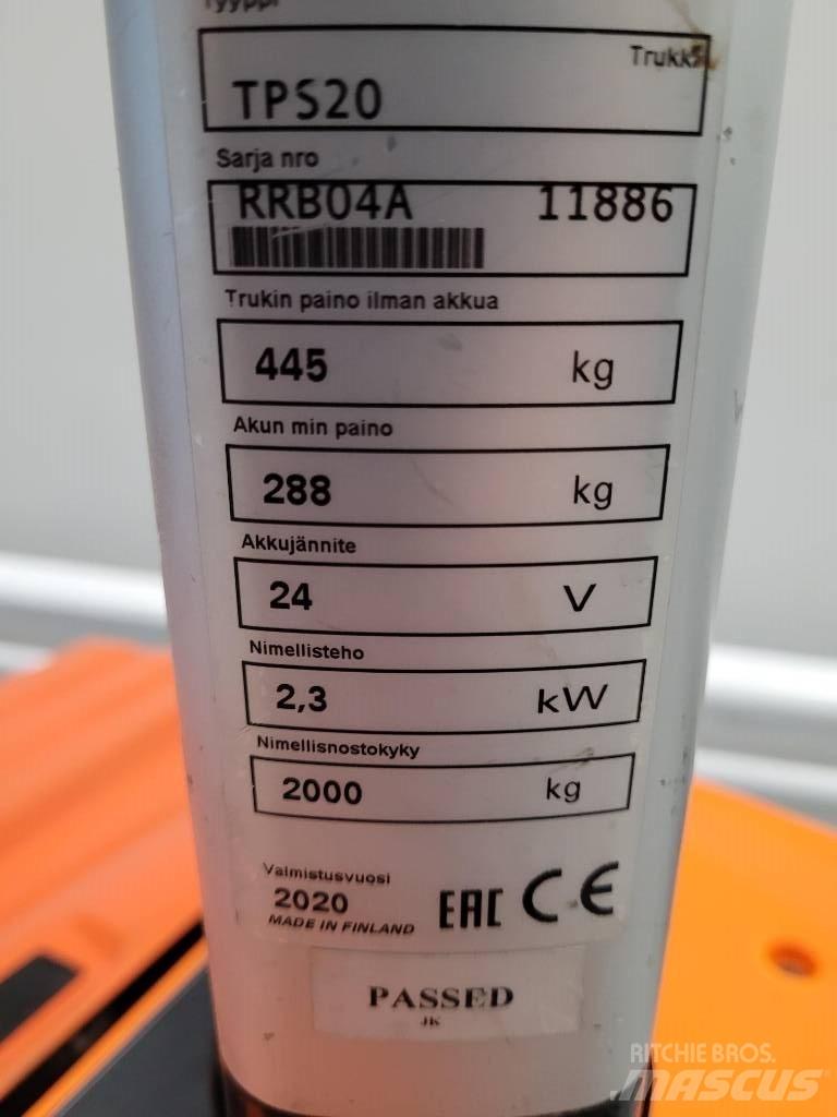 Rocla TPS20 Lavansiirtotrukit ajotasolla