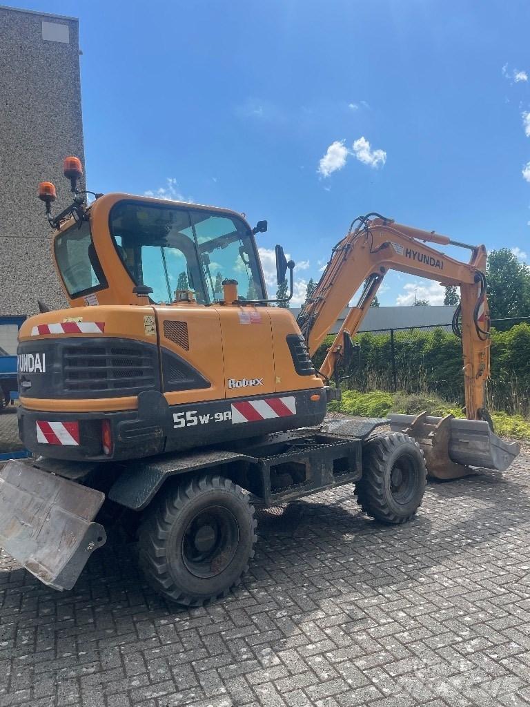 Hyundai 55w9a Pyöräkaivukoneet