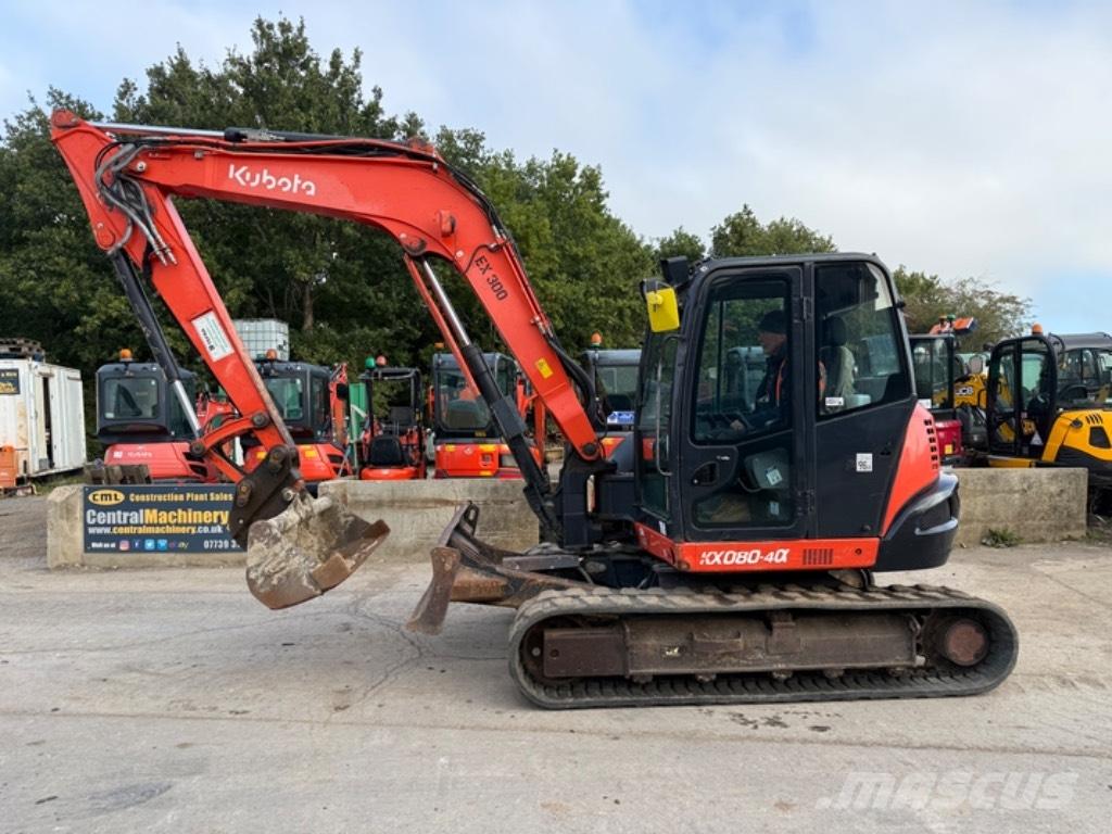 Kubota KX 080-4 Midikaivukoneet 7t - 12t