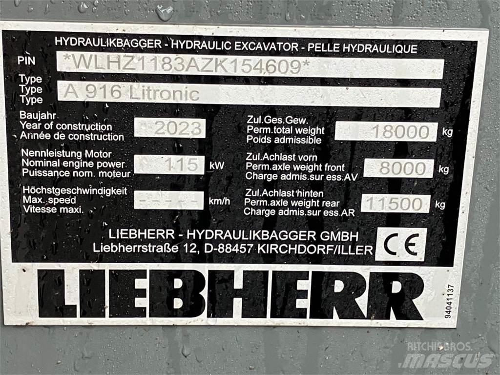 Liebherr A916 Pyöräkaivukoneet