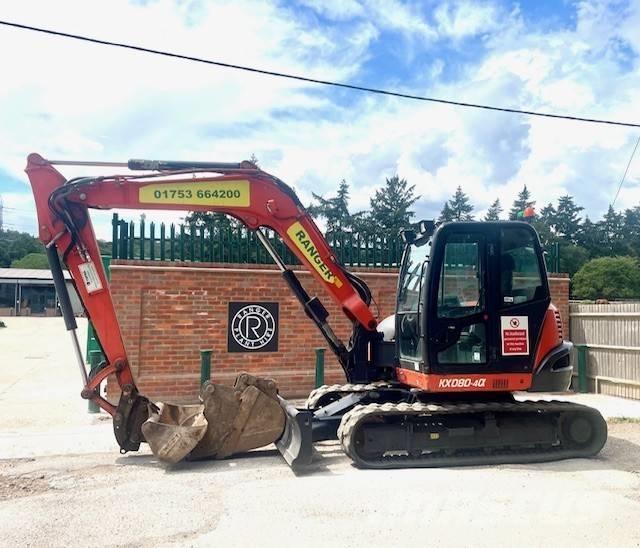 Kubota KX 080-4 Midikaivukoneet 7t - 12t