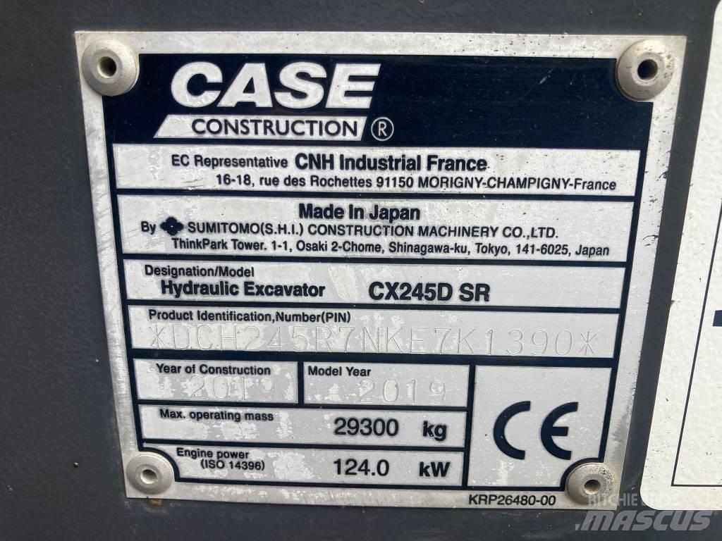 CASE CX 245 D SR LC Telakaivukoneet