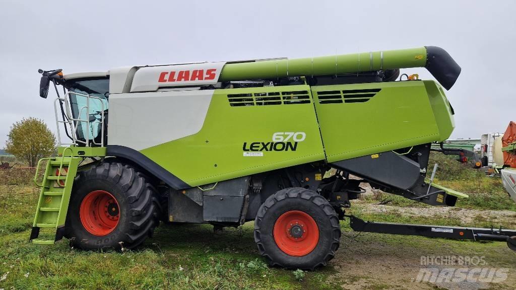 CLAAS Lexion 670 Leikkuupuimurit