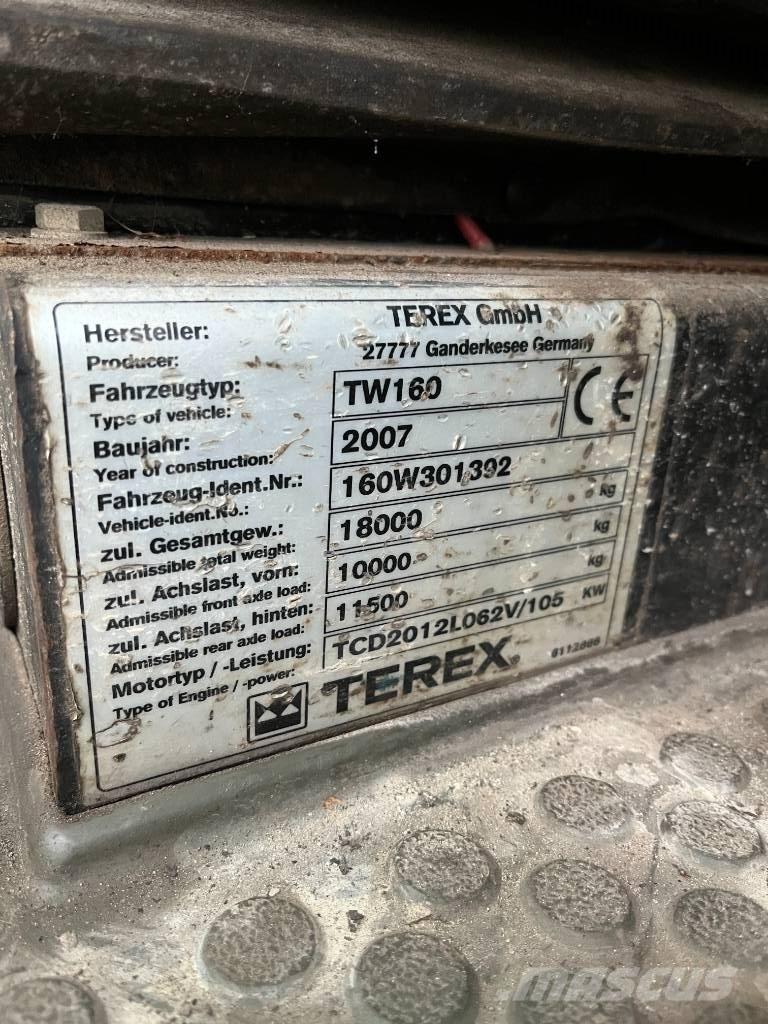 Terex Atlas TW 160 Pyöräkaivukoneet