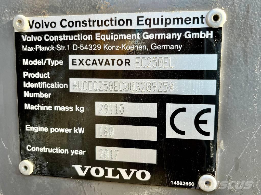 Volvo EC 250 E Telakaivukoneet
