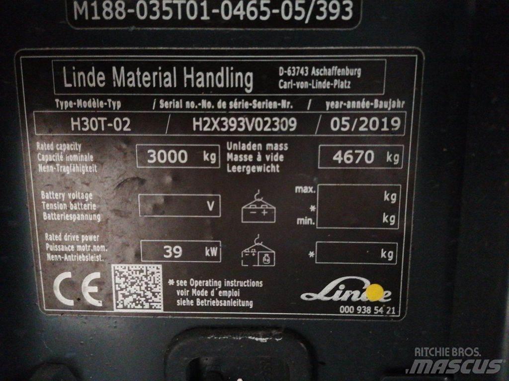 Linde H30T-02 Nestekaasutrukit