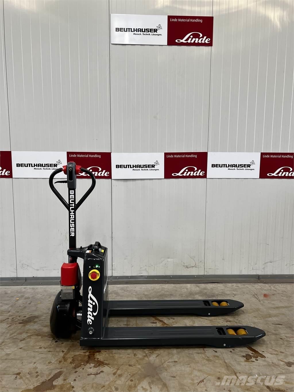 Linde MT15C Käyden ajettavat pinoamistrukit