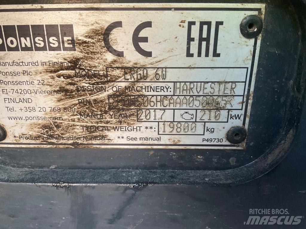 Ponsse ERGO 6W Harvesterit