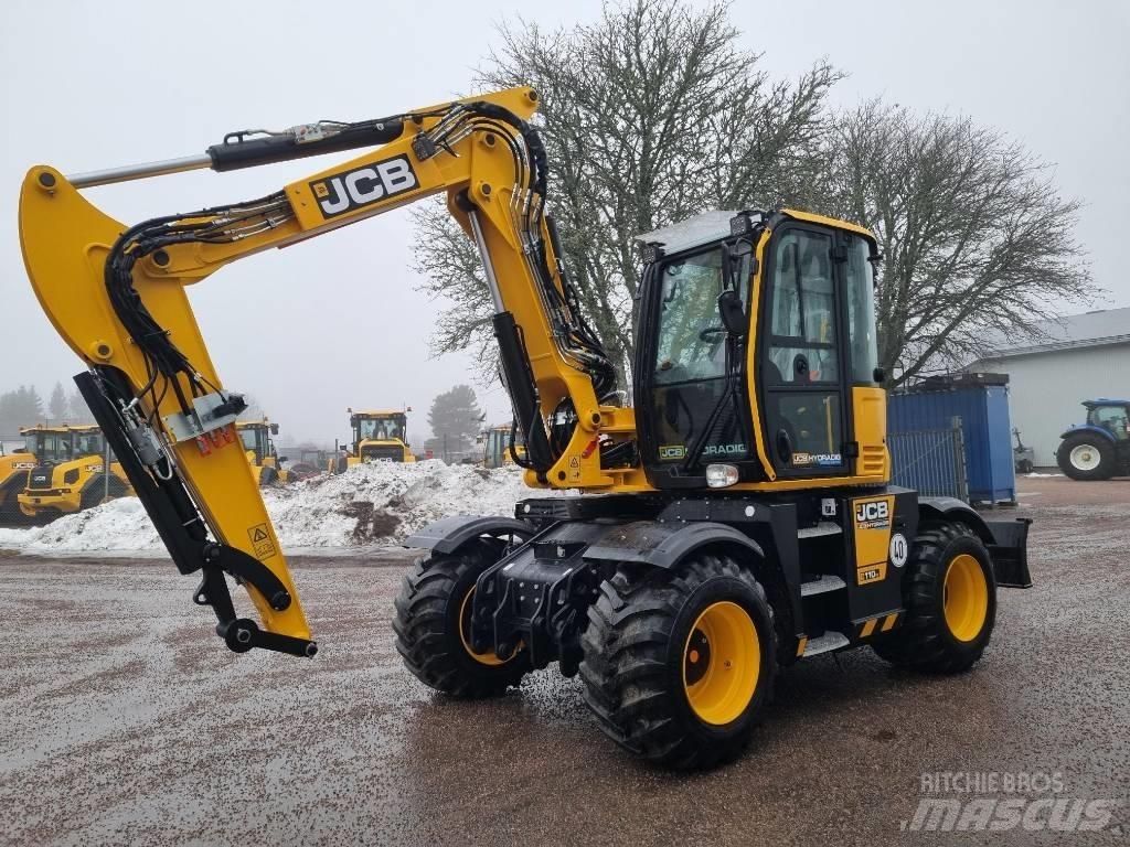 JCB Hydradig 110W Pyöräkaivukoneet