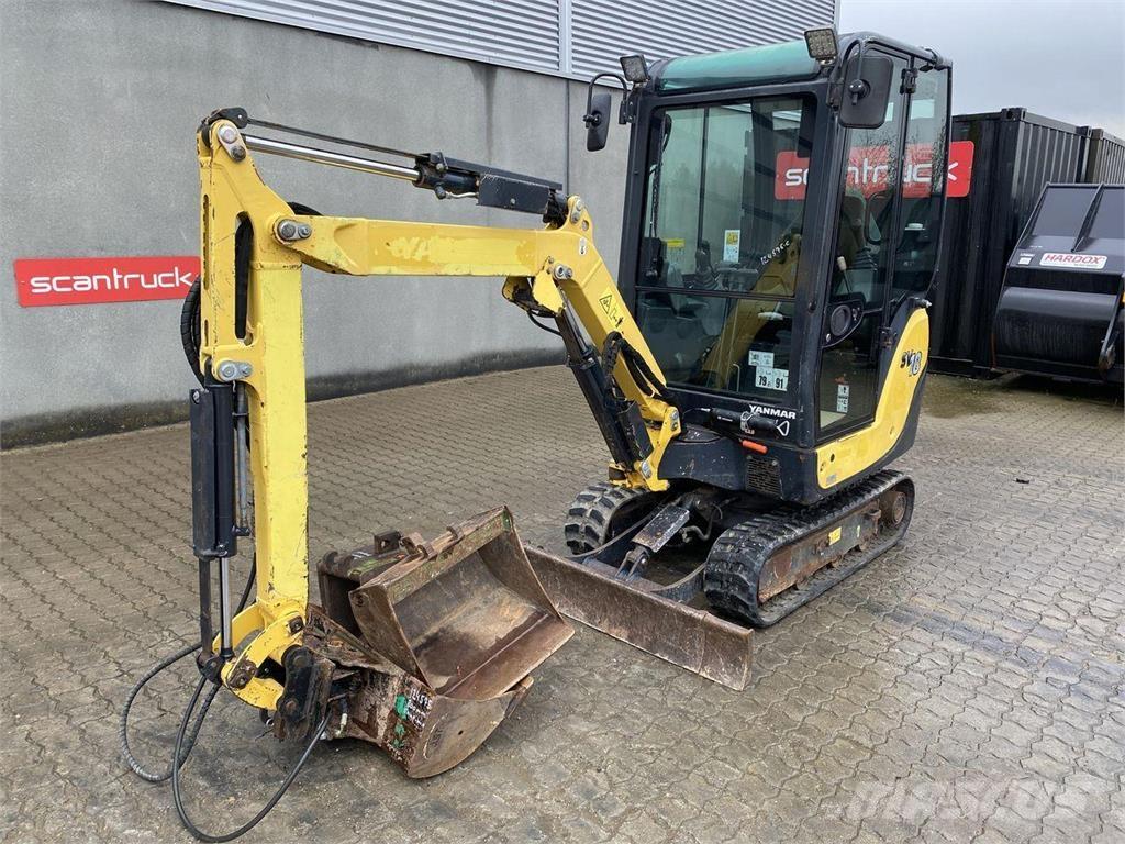 Yanmar SV18 Pyöräkaivukoneet