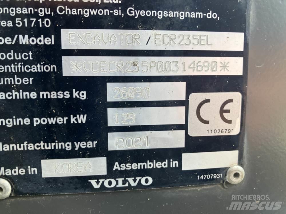 Volvo ECR235EL Telakaivukoneet
