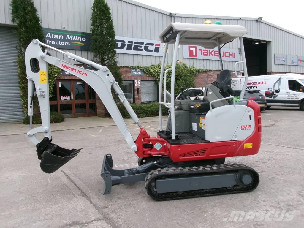 Takeuchi TB 216 Minikaivukoneet < 7t