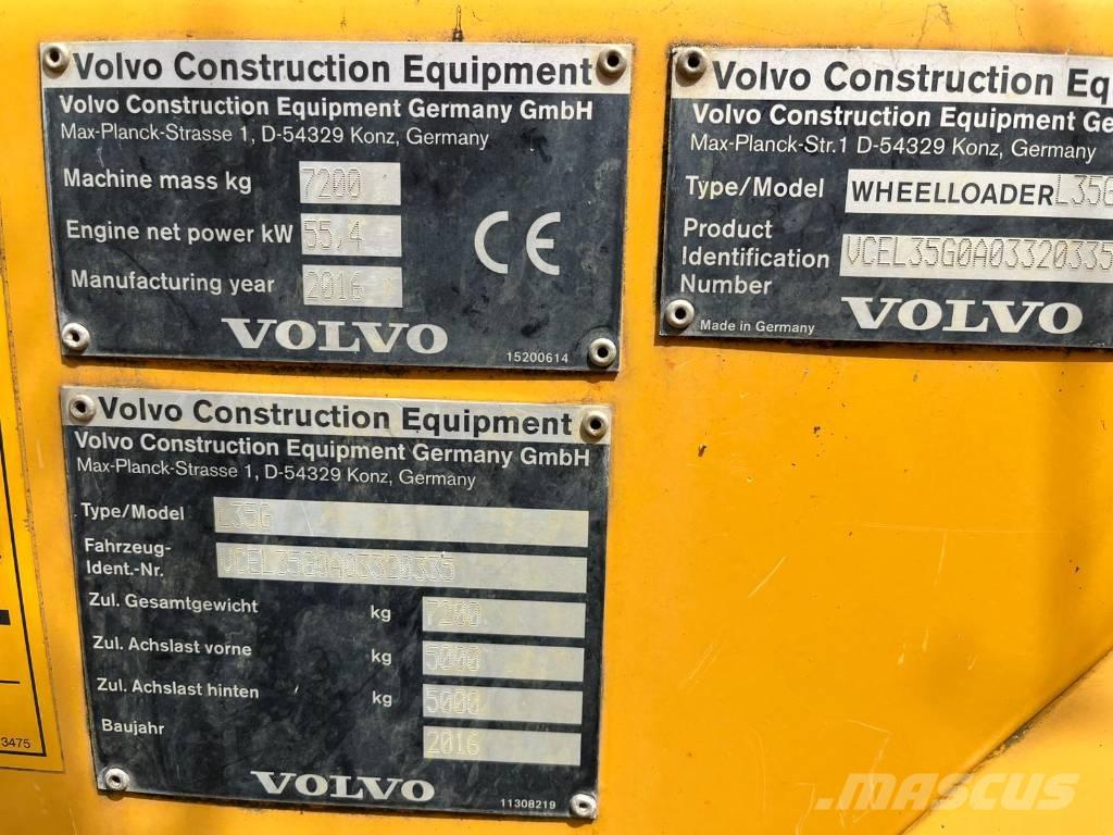 Volvo L 35 G Pyöräkuormaajat