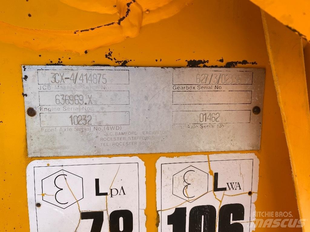 JCB 3 CX Kaivurikuormaajat