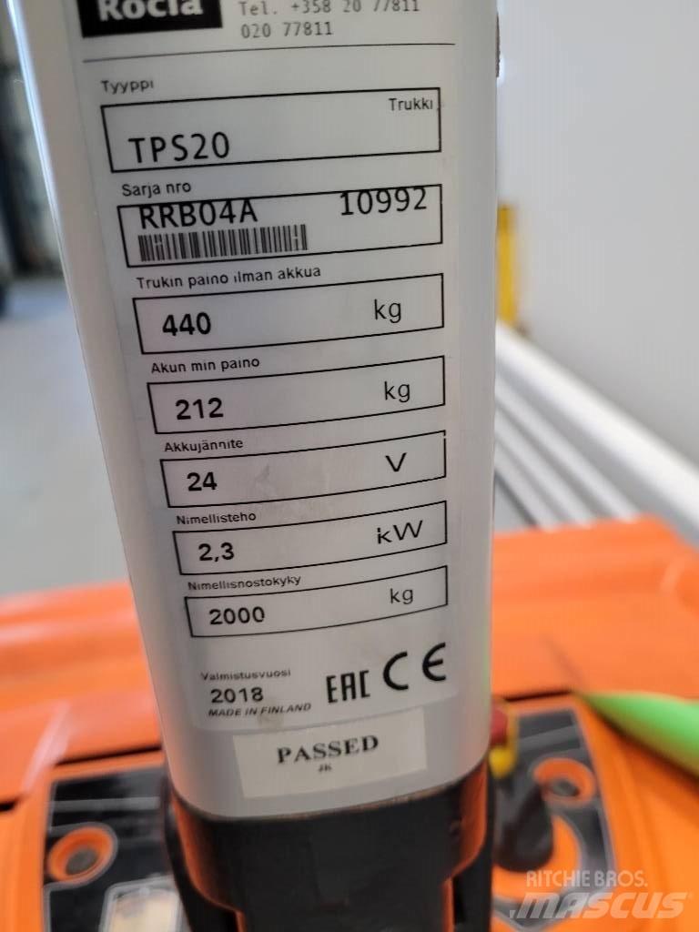 Rocla TPS20 Lavansiirtotrukit ajotasolla
