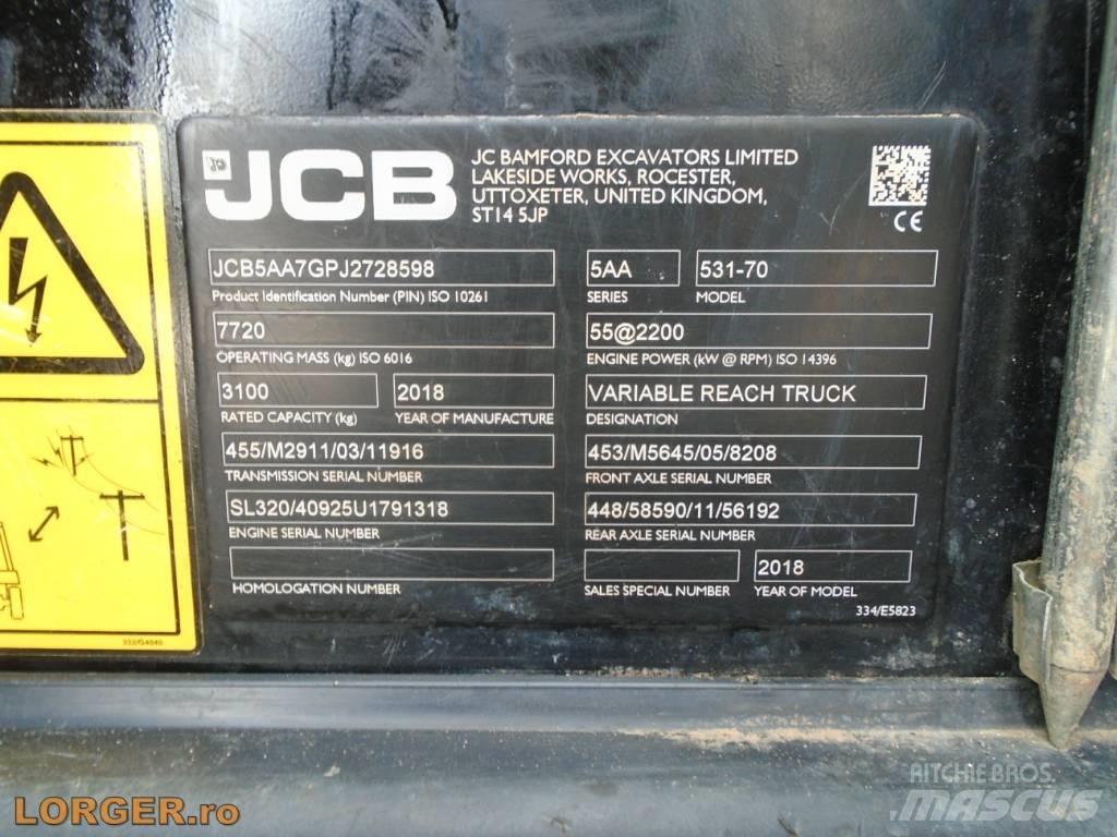 JCB 531-70 Maatalouskurottajat