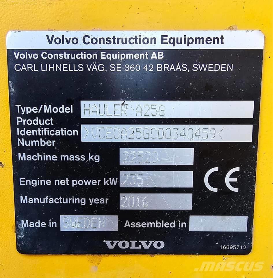 Volvo A 25 G Dumpperit