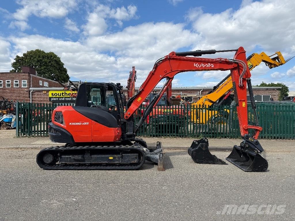 Kubota KX 080-4 Midikaivukoneet 7t - 12t