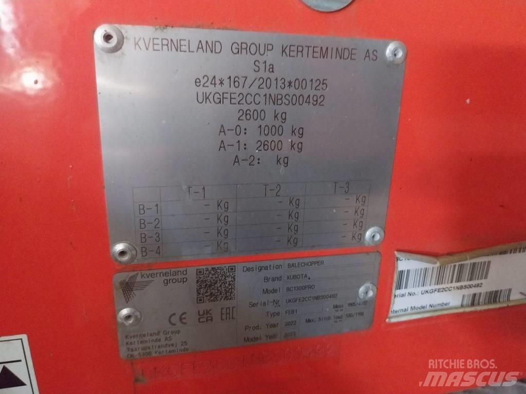 Kubota BC 1300 PRO Paalinkäsittelykoneet