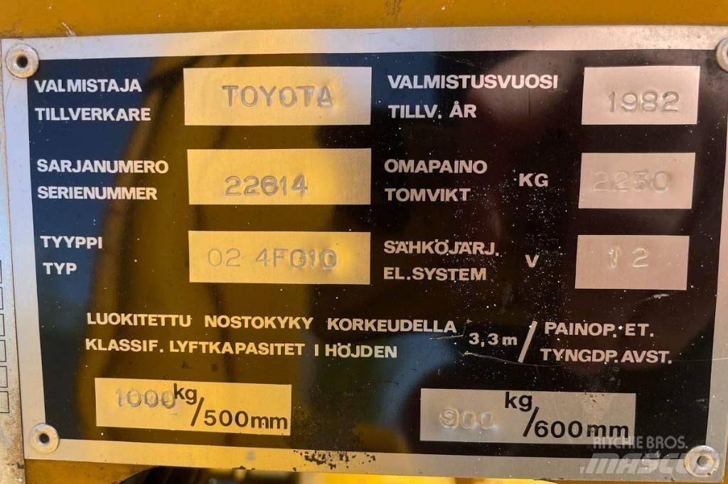 Toyota 02-4FG10 Nestekaasutrukit
