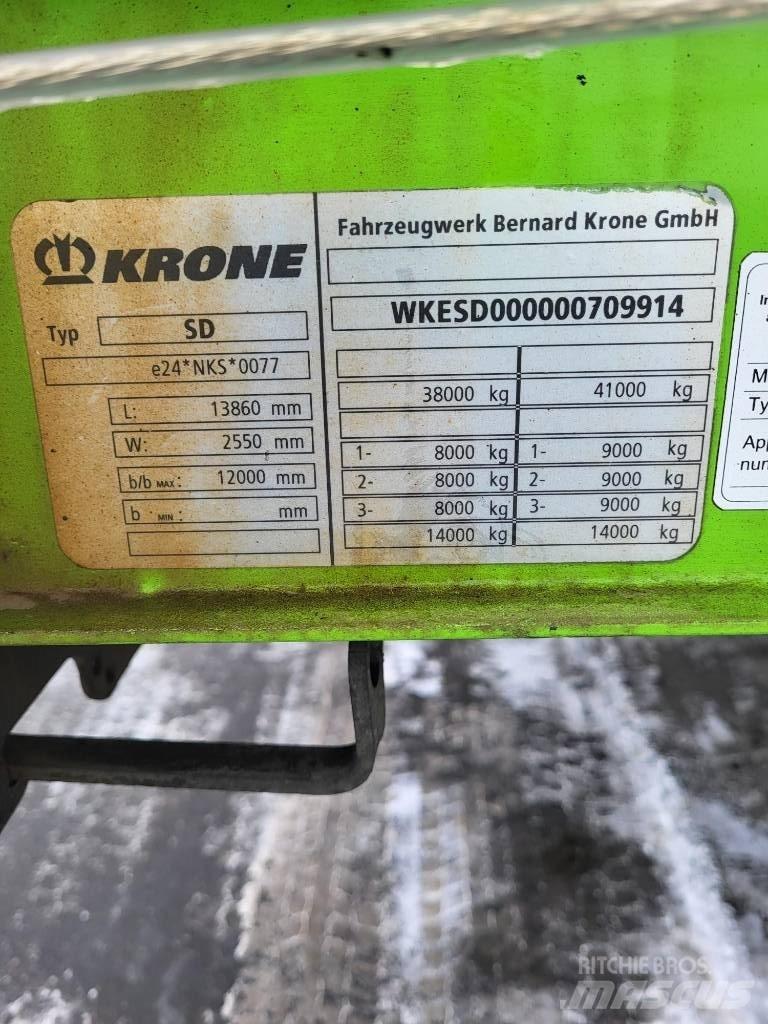 Krone SD Pressukapellipuoliperävaunut