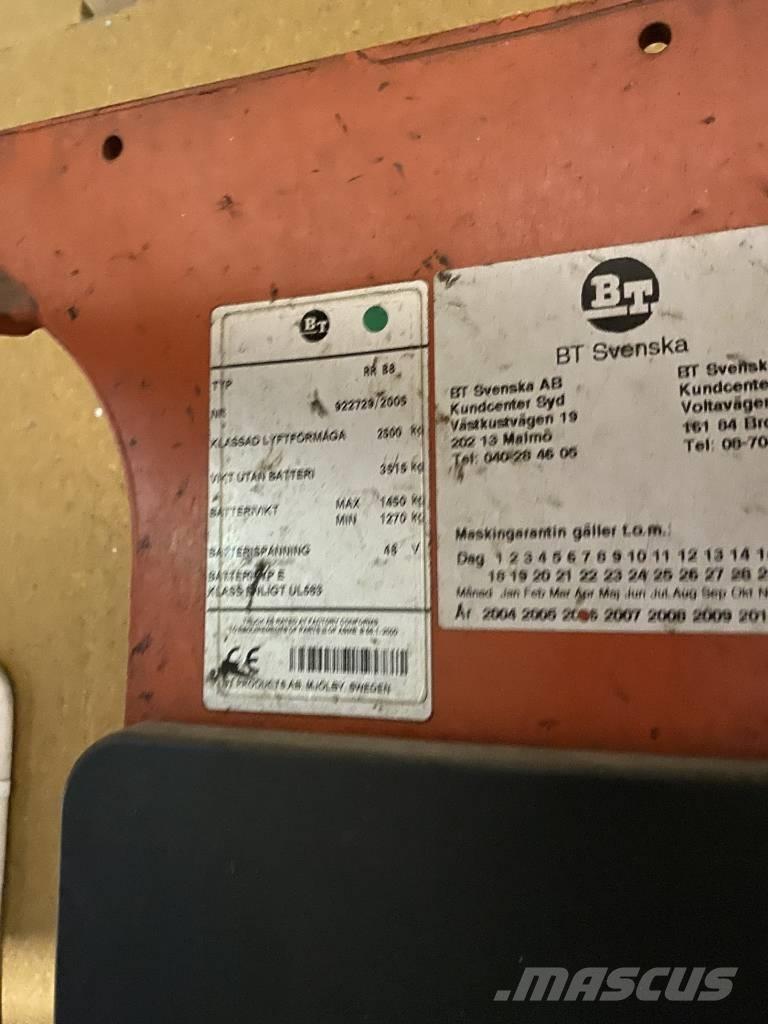 BT RR b 8 Työntömastotrukit