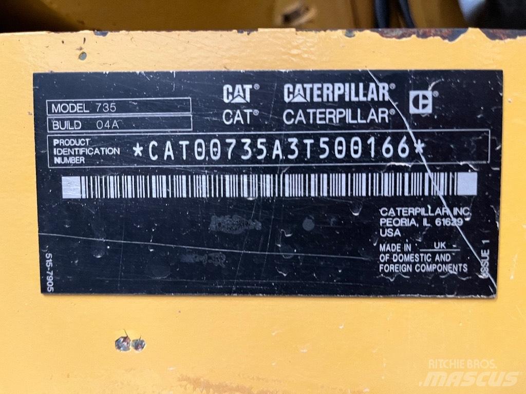 CAT 735 Dumpperit