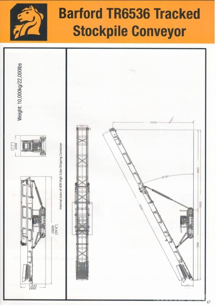 Barford TR6536 Kuljettimet