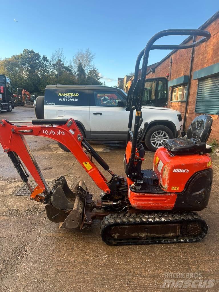 Kubota K 008-3 Minikaivukoneet < 7t