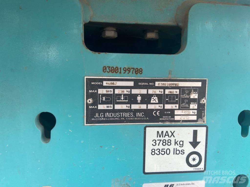 JLG 460 SJ Teleskooppipuominostimet