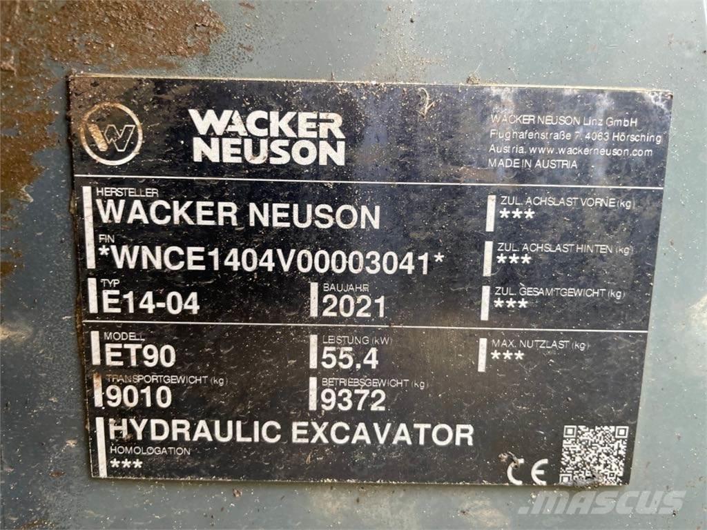Wacker Neuson ET90 Telakaivukoneet