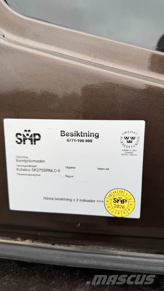 Kobelco SK 270 LC Telakaivukoneet