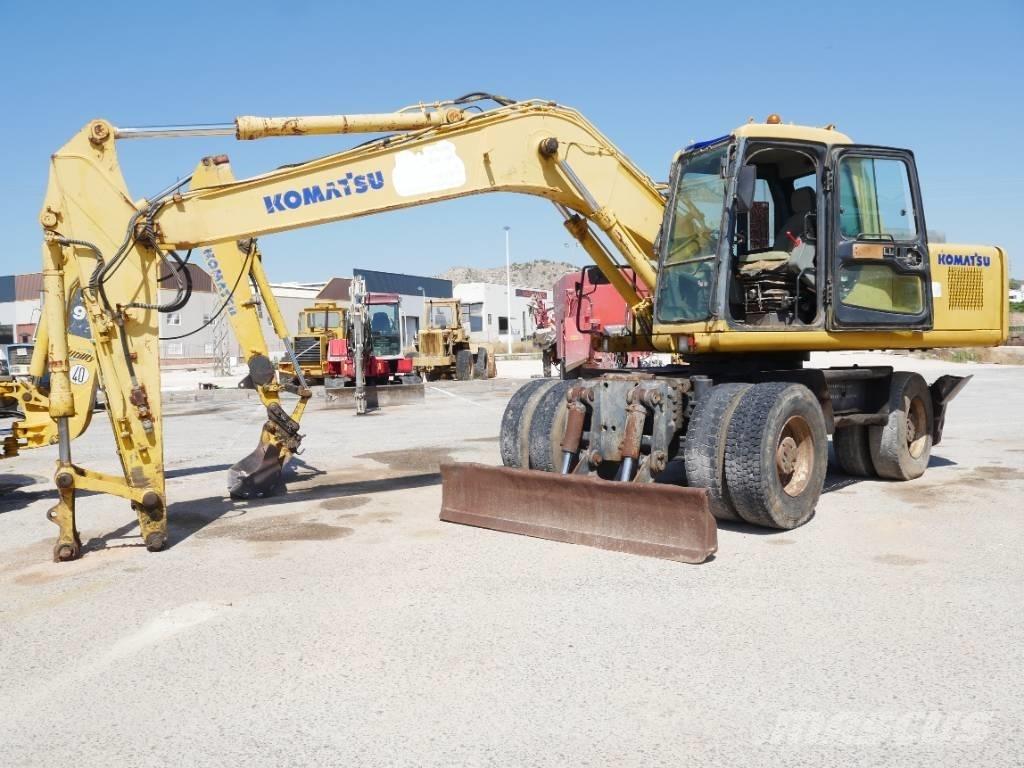 Komatsu PW 170 Pyöräkaivukoneet