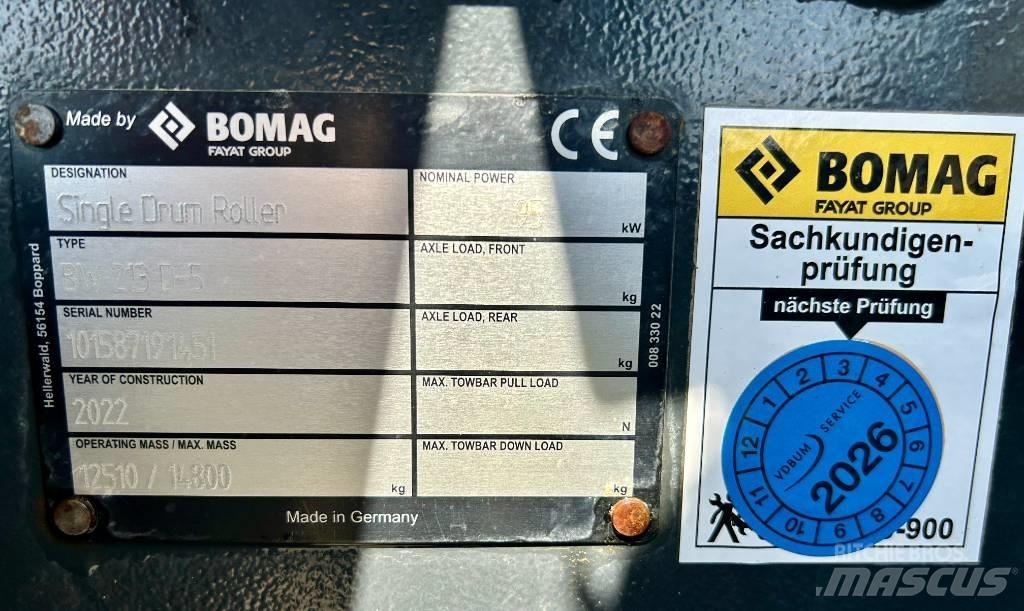 Bomag BW 213 D-5 Muut jyrät