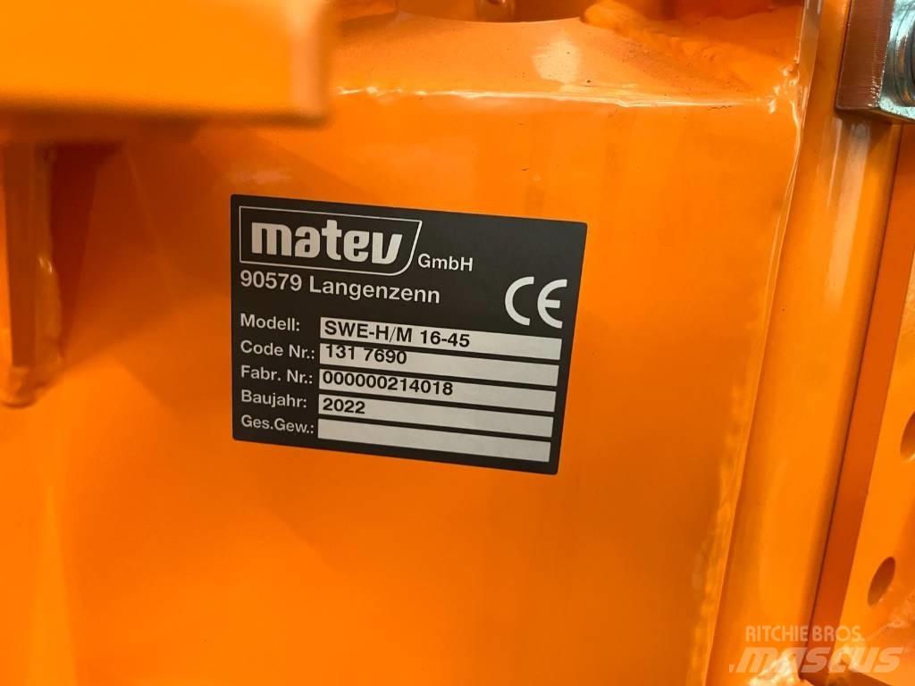 Matev SWE-H/M 16-45 Taajamatraktorien varusteet