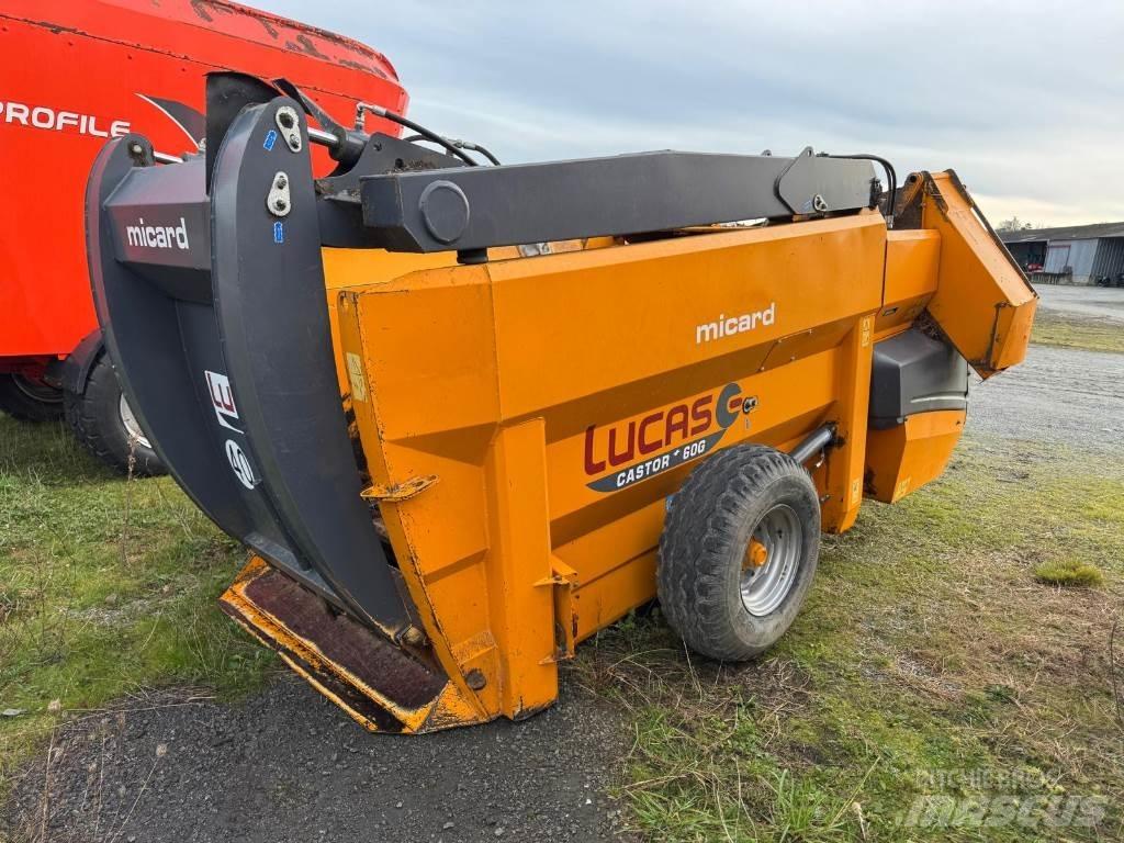 Lucas CASTOR+ 60G Säiliörehun purkulaitteet