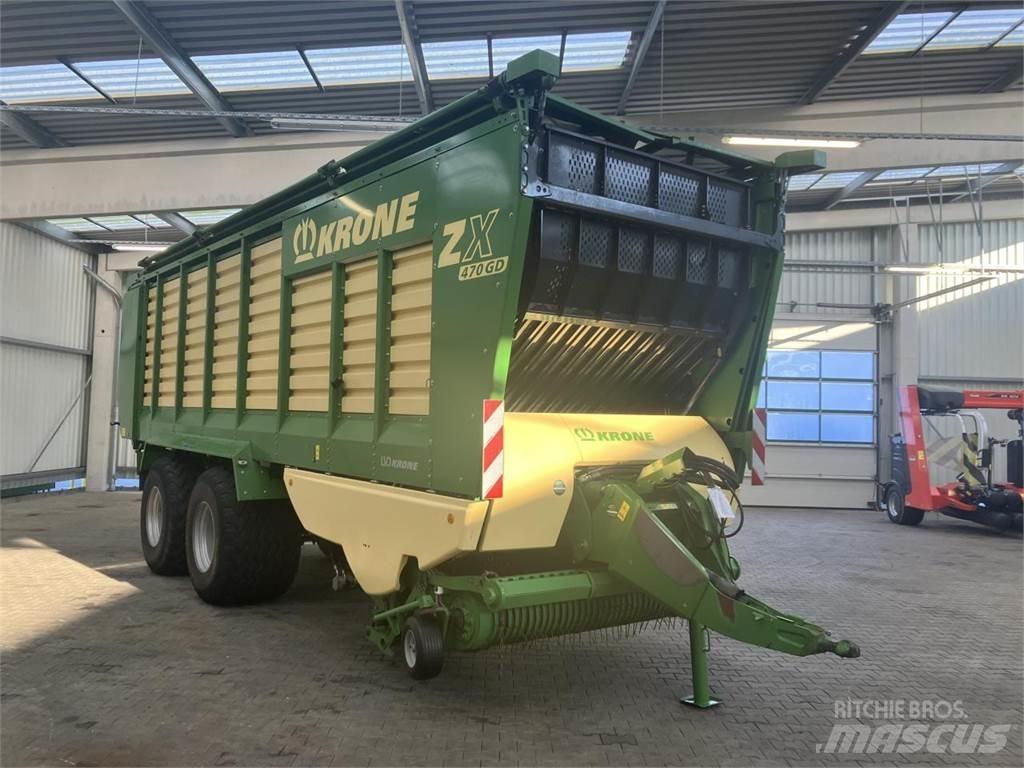 Krone ZX 470 GD Keräävät noukinvaunut ja silppurivaunut